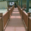 Outdoor Excellent Quality Perforated Wood Plastic Composite Balcony Excel Railing / Handrails for Scenic Area